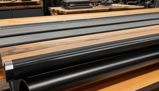 Black Steel Hollow Section Profile