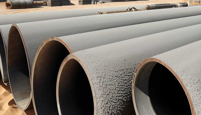 Steel Pipe Sandblasting Sizes