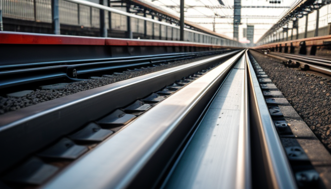 Steel Train Rail